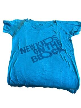 New Kids on the Block Short Sleeve Tee - Bright Blue